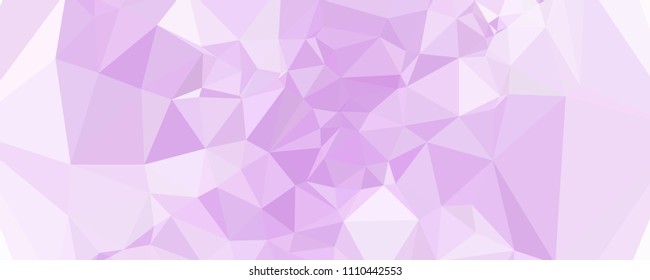 Horizontal banner for  web pages, presentations layouts, covers, title backgrounds, letterheads. Abstract multicolor mosaic backdrop. Geometric low polygonal background. Vector clip art.