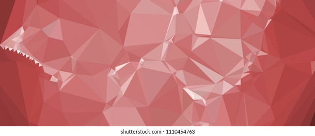Horizontal banner for  web pages, presentations layouts, covers, title backgrounds, letterheads. Abstract multicolor mosaic backdrop. Geometric low polygonal background. Vector clip art.