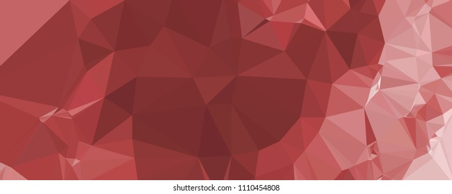 Horizontal banner for  web pages, presentations layouts, covers, title backgrounds, letterheads. Abstract multicolor mosaic backdrop. Geometric low polygonal background. Vector clip art.