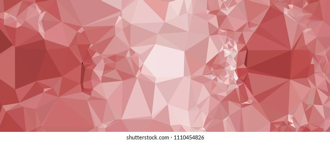 Horizontal banner for  web pages, presentations layouts, covers, title backgrounds, letterheads. Abstract multicolor mosaic backdrop. Geometric low polygonal background. Vector clip art.