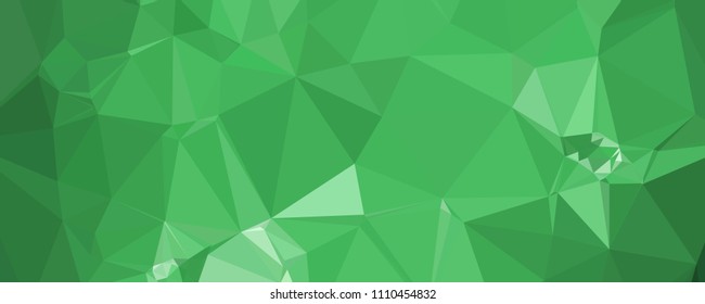 Horizontal banner for  web pages, presentations layouts, covers, title backgrounds, letterheads. Abstract multicolor mosaic backdrop. Geometric low polygonal background. Vector clip art.