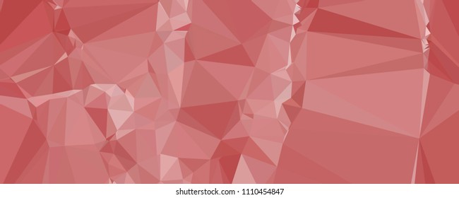Horizontal banner for  web pages, presentations layouts, covers, title backgrounds, letterheads. Abstract multicolor mosaic backdrop. Geometric low polygonal background. Vector clip art.