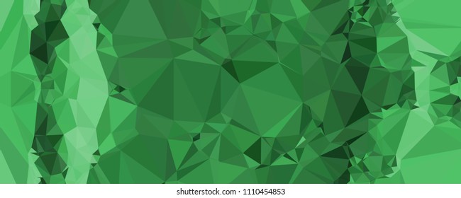 Horizontal banner for  web pages, presentations layouts, covers, title backgrounds, letterheads. Abstract multicolor mosaic backdrop. Geometric low polygonal background. Vector clip art.