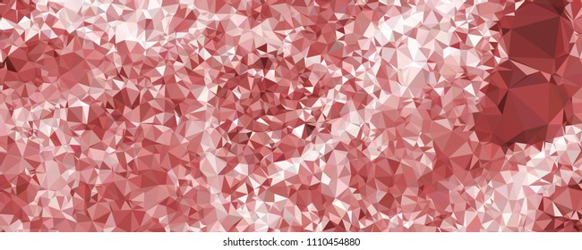 Horizontal banner for  web pages, presentations layouts, covers, title backgrounds, letterheads. Abstract multicolor mosaic backdrop. Geometric low polygonal background. Vector clip art.