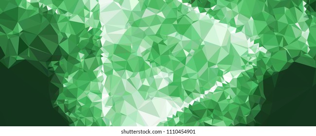 Horizontal banner for  web pages, presentations layouts, covers, title backgrounds, letterheads. Abstract multicolor mosaic backdrop. Geometric low polygonal background. Vector clip art.