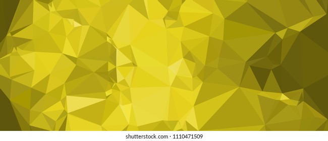 Horizontal banner for  web pages, presentations layouts, covers, title backgrounds, letterheads. Abstract multicolor mosaic backdrop. Geometric low polygonal background. Vector clip art.