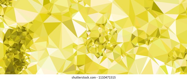 Horizontal banner for  web pages, presentations layouts, covers, title backgrounds, letterheads. Abstract multicolor mosaic backdrop. Geometric low polygonal background. Vector clip art.