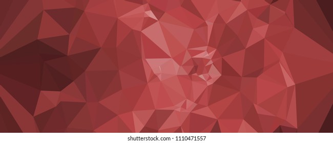 Horizontal banner for  web pages, presentations layouts, covers, title backgrounds, letterheads. Abstract multicolor mosaic backdrop. Geometric low polygonal background. Vector clip art.
