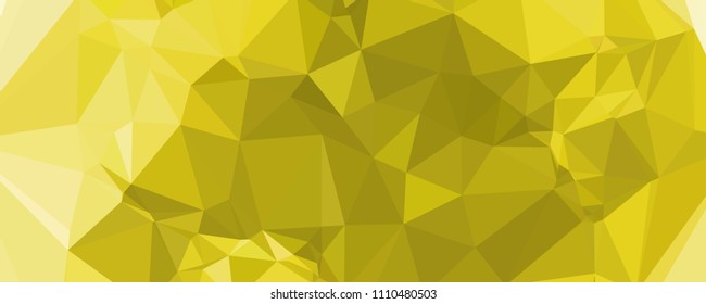 Horizontal banner for  web pages, presentations layouts, covers, title backgrounds, letterheads. Abstract multicolor mosaic backdrop. Geometric low polygonal background. Vector clip art.
