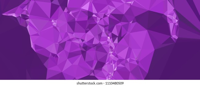Horizontal banner for  web pages, presentations layouts, covers, title backgrounds, letterheads. Abstract multicolor mosaic backdrop. Geometric low polygonal background. Vector clip art.