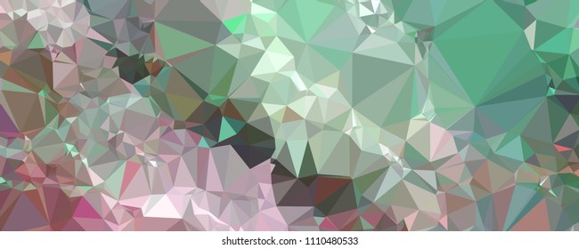 Horizontal banner for  web pages, presentations layouts, covers, title backgrounds, letterheads. Abstract multicolor mosaic backdrop. Geometric low polygonal background. Vector clip art.