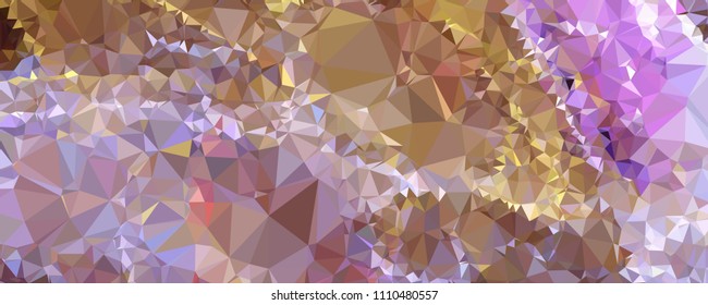 Horizontal banner for  web pages, presentations layouts, covers, title backgrounds, letterheads. Abstract multicolor mosaic backdrop. Geometric low polygonal background. Vector clip art.