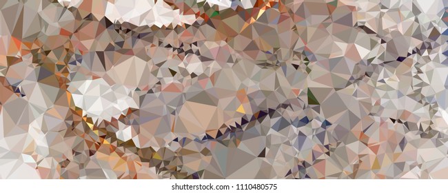 Horizontal banner for  web pages, presentations layouts, covers, title backgrounds, letterheads. Abstract multicolor mosaic backdrop. Geometric low polygonal background. Vector clip art.