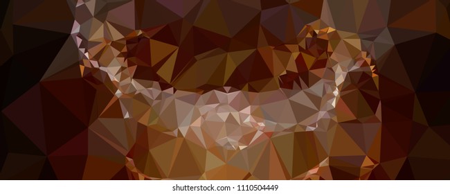 Horizontal banner for  web pages, presentations layouts, covers, title backgrounds, letterheads. Abstract multicolor mosaic backdrop. Geometric low polygonal background. Vector clip art.