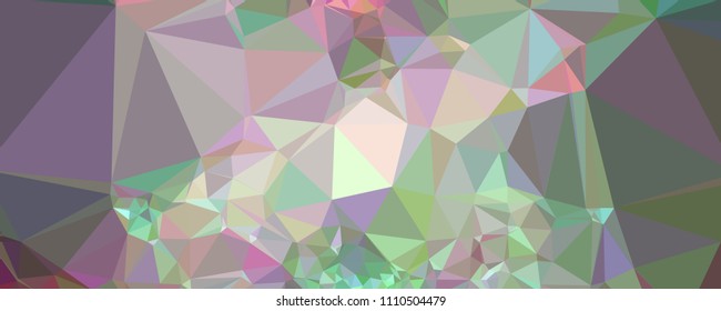 Horizontal banner for  web pages, presentations layouts, covers, title backgrounds, letterheads. Abstract multicolor mosaic backdrop. Geometric low polygonal background. Vector clip art.