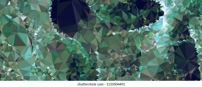 Horizontal banner for  web pages, presentations layouts, covers, title backgrounds, letterheads. Abstract multicolor mosaic backdrop. Geometric low polygonal background. Vector clip art.