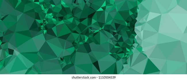 Horizontal banner for  web pages, presentations layouts, covers, title backgrounds, letterheads. Abstract multicolor mosaic backdrop. Geometric low polygonal background. Vector clip art.