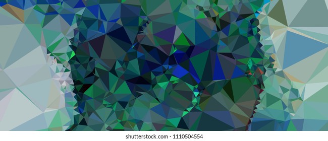 Horizontal banner for  web pages, presentations layouts, covers, title backgrounds, letterheads. Abstract multicolor mosaic backdrop. Geometric low polygonal background. Vector clip art.