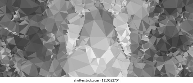 Horizontal banner for  web pages, presentations layouts, covers, title backgrounds, letterheads. Abstract multicolor mosaic backdrop. Geometric low polygonal background. Vector clip art.