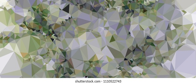 Horizontal banner for  web pages, presentations layouts, covers, title backgrounds, letterheads. Abstract multicolor mosaic backdrop. Geometric low polygonal background. Vector clip art.