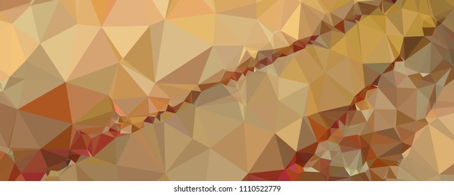Horizontal banner for  web pages, presentations layouts, covers, title backgrounds, letterheads. Abstract multicolor mosaic backdrop. Geometric low polygonal background. Vector clip art.