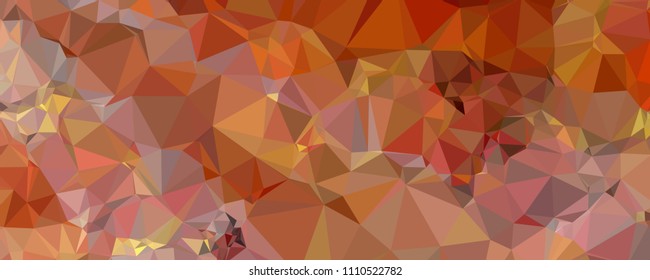 Horizontal banner for  web pages, presentations layouts, covers, title backgrounds, letterheads. Abstract multicolor mosaic backdrop. Geometric low polygonal background. Vector clip art.