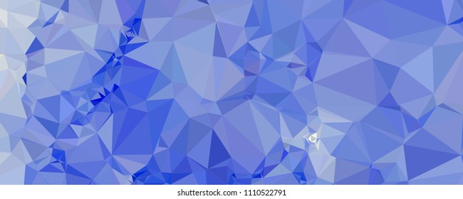 Horizontal banner for  web pages, presentations layouts, covers, title backgrounds, letterheads. Abstract multicolor mosaic backdrop. Geometric low polygonal background. Vector clip art.