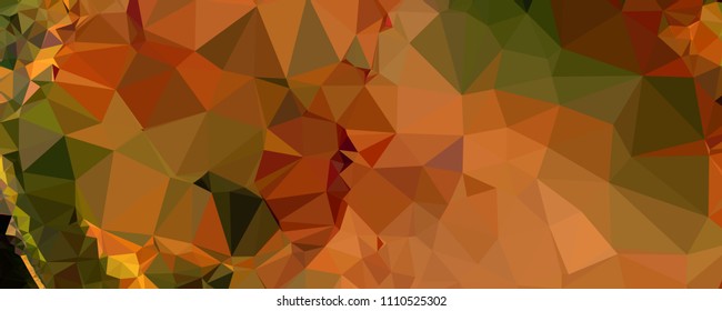 Horizontal banner for  web pages, presentations layouts, covers, title backgrounds, letterheads. Abstract multicolor mosaic backdrop. Geometric low polygonal background. Vector clip art.