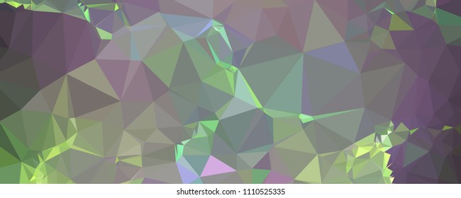 Horizontal banner for  web pages, presentations layouts, covers, title backgrounds, letterheads. Abstract multicolor mosaic backdrop. Geometric low polygonal background. Vector clip art.