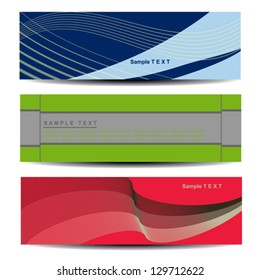 Horizontal banners