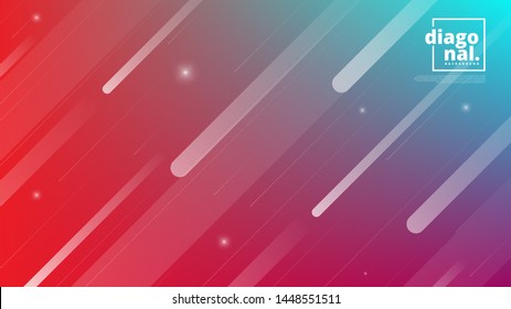 Horizontal banners with abstract background and diagonal line shapes. Vector design layout for business presentations, website landing page and posters.