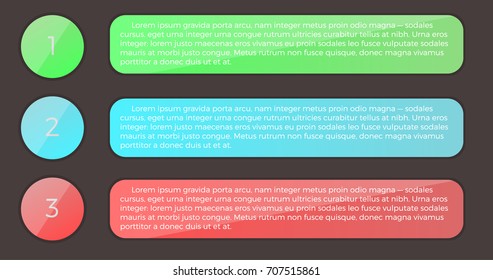 Horizontal banners with an different choice option.
