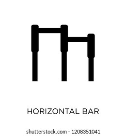 Horizontal Bar icon. Horizontal Bar symbol design from Gym and fitness collection. Simple element vector illustration on white background.