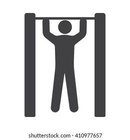 Horizontal bar Icon Vector Illustration on the white background.