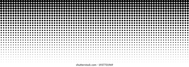 horizontal black dot circle for pattern and background.