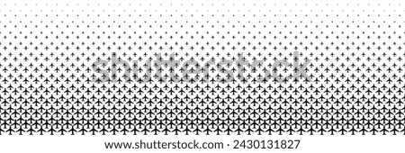 horizontal black halftone of aeroplane design for pattern and background.