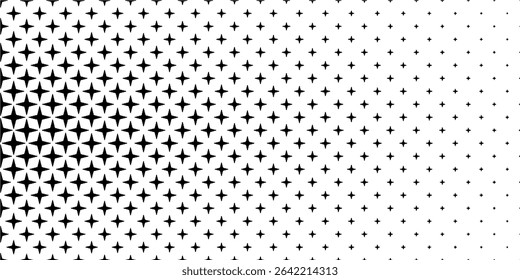 meio-tom preto horizontal de cruz e mais com design de cantos afiados para padrão e fundo.
