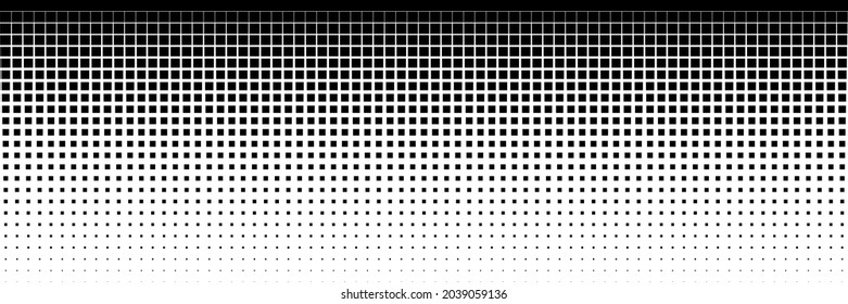 horizontal black square on white for pattern and background.