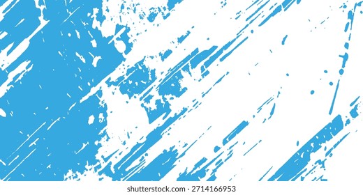 Horizontal blue background with grunge texture. Abstract blue grunge background. vector illustration