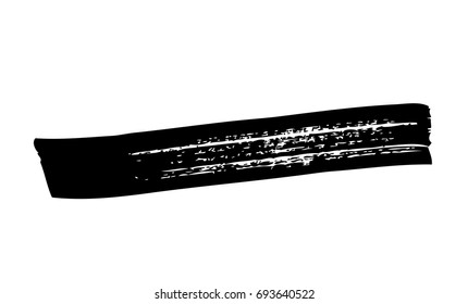 horizontal brush stroke