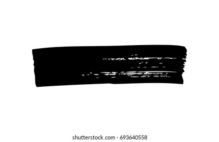 horizontal brush stroke