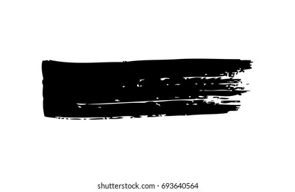 horizontal brush stroke