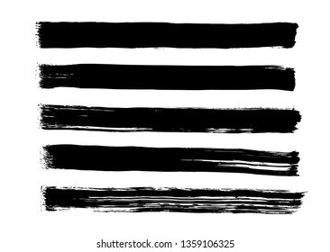 horizontal brush stroke stripes