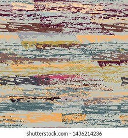 Horizontal  Brush Stroke Surface. Pinstripe Endless Repeating Elements. Chalk Pattern. Modern Khaki and Camo Backdrop. Abstract Charcoal Surface. Brush Vector Background.
