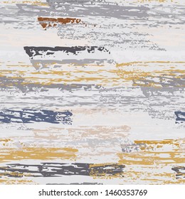 Horizontal  Brush Stroke Surface. Pinstripe Endless Repeating Elements. Trending Chalk Pattern. Khaki and Camo Backdrop. Abstract Charcoal Surface. Brush Vector Background.