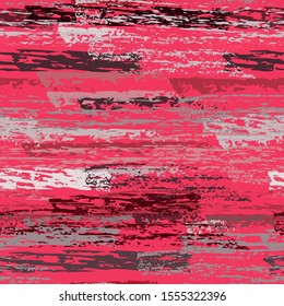 Horizontal  Brush Stroke Surface. Pinstripe Endless Repeating Elements. Modern Chalk Print. Maroon and Burgundy Backdrop. Abstract Charcoal Surface. Brush Vector Background.