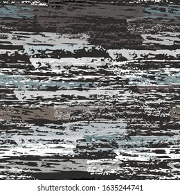 Horizontal  Brush Stroke Surface. Pinstripe Endless Repeating Elements. Creative Chalk Pattern. Black and Gray Backdrop. Abstract Charcoal Surface. Brush Vector Background.