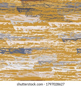 Horizontal  Brush Stroke Surface. Pinstripe Endless Repeating Elements. Summer Chalk Trends Motif. Khaki and Camo Backdrop. Abstract Charcoal Surface. Brush Vector Background.