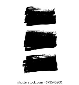 horizontal brush strokes