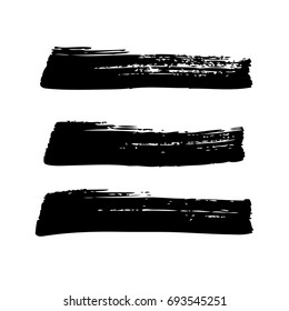horizontal brush strokes